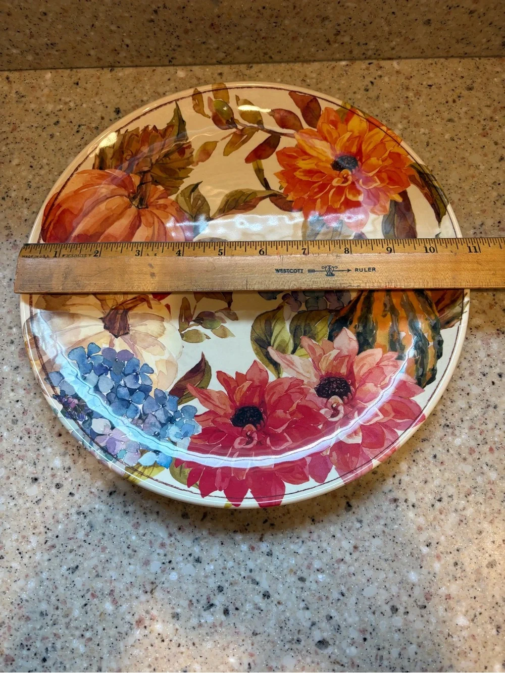 Member’s Mark Harvest Melamine Dinnerware, **Originally 4 Place Setting**